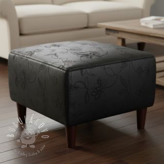 Umelá koža odevná Flowers design B