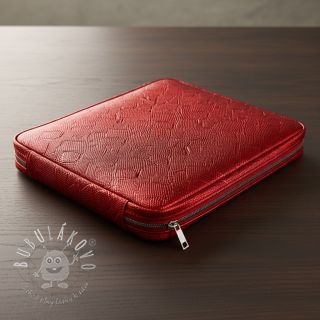 Umelá koža SNAKE rouge metal