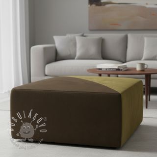 Umelá koža semiš ALASKA mousse/brun