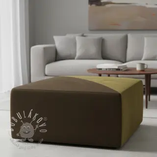 Umelá koža semiš ALASKA mousse/brun