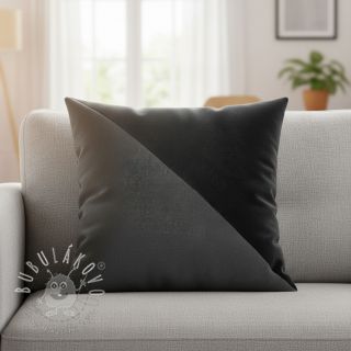 Umelá koža semiš ALASKA noir/acier