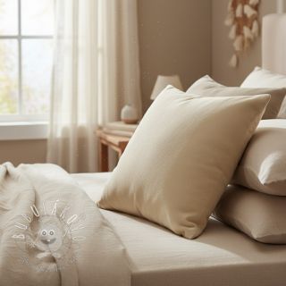 Umelá koža semiš ALASKA sable/beige