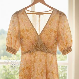 Viskóza s ľanom CREPE Flowers Tomi digital print