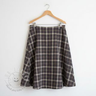 Viskóza s ľanom YARN DYED Block brown