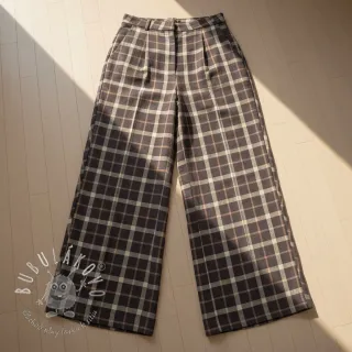 Viskóza s ľanom YARN DYED Block brown