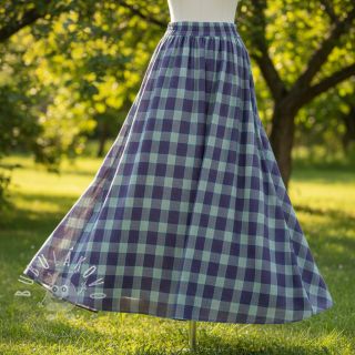 Viskóza s ľanom YARN DYED Square green