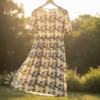 Viskóza s ľanom Hibiscus digital print