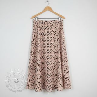 Viskóza s ľanom Ivy Diamonds design B digital print