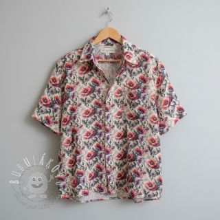 Viskóza s ľanom Liana design C digital print