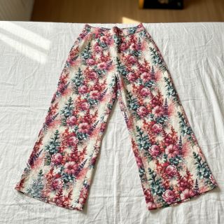 Viskóza s ľanom Viola design C digital print