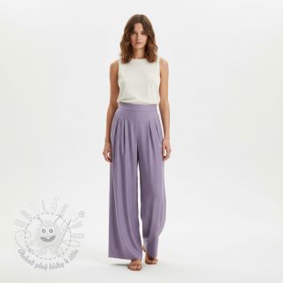 Viskóza s ľanom PREMIUM lavender