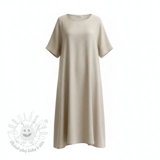 Viskóza s ľanom PREMIUM sand