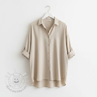 Viskóza s ľanom PREMIUM sand