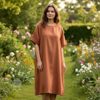 Viskóza s ľanom PREMIUM brick