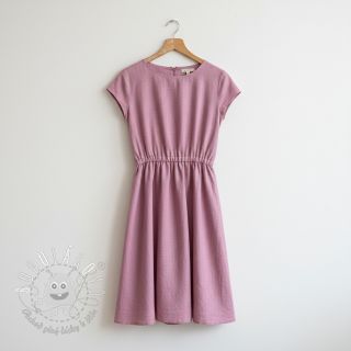 Viskóza s ľanom PREMIUM old pink