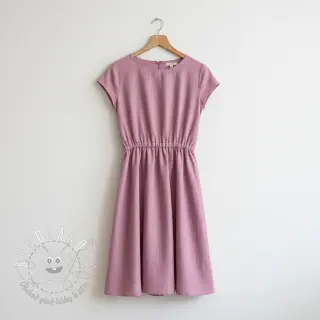 Viskóza s ľanom PREMIUM old pink
