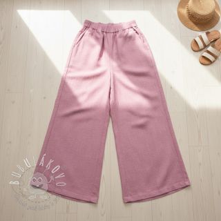 Viskóza s ľanom PREMIUM old pink