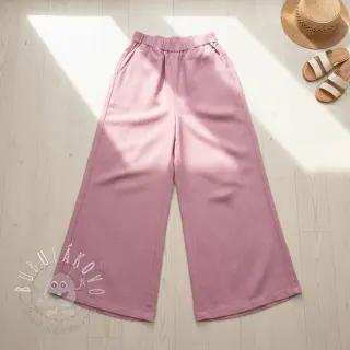 Viskóza s ľanom PREMIUM old pink