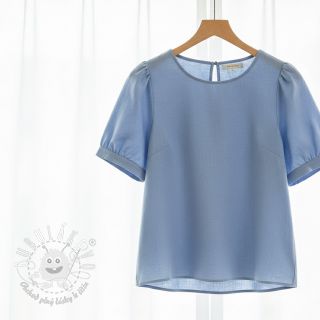 Viskóza s ľanom PREMIUM old blue