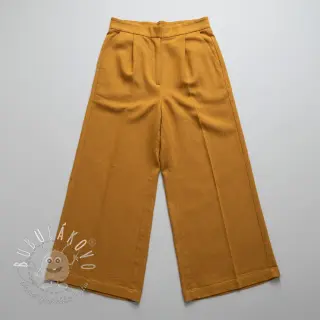 Viskóza s ľanom PREMIUM ochre