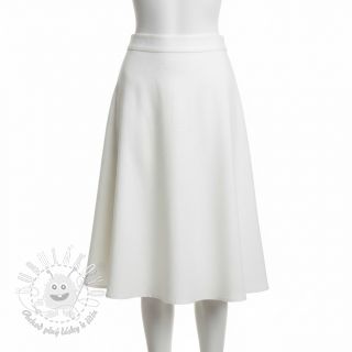 Viskóza s ľanom PREMIUM off white