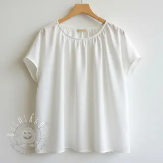 Viskóza s ľanom PREMIUM off white