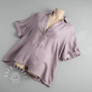 Viskóza s ľanom PREMIUM light old pink