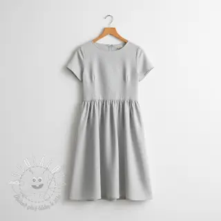 Viskóza s ľanom PREMIUM light grey