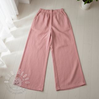 Viskóza s ľanom PREMIUM coral