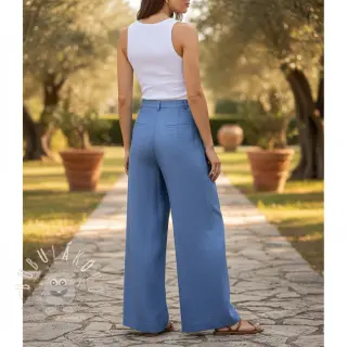 Viskóza s ľanom PREMIUM jeans