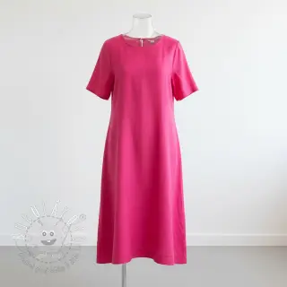 Viskóza s ľanom PREMIUM fuchsia