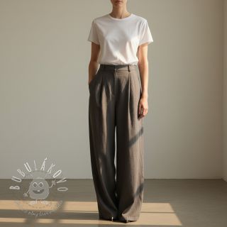 Viskóza s ľanom PREMIUM grey