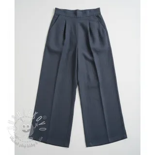 Viskóza s ľanom PREMIUM dark grey