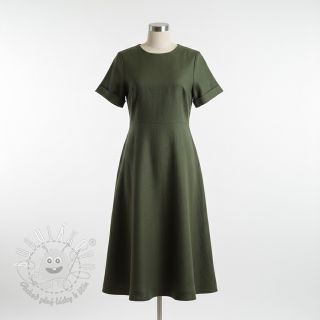 Viskóza s ľanom PREMIUM army