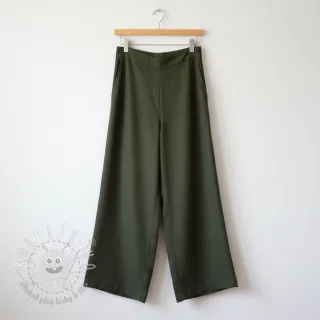 Viskóza s ľanom PREMIUM army