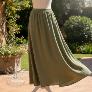 Viskóza s ľanom CRINCLE pickle