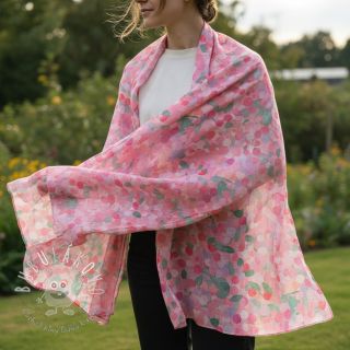 Viskóza SATIN Abstract digital print