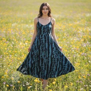 Viskóza RADIANCE Imagine blue digital print