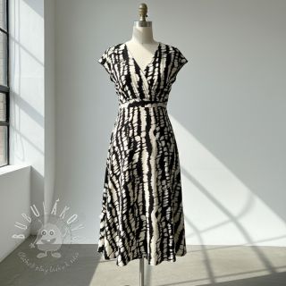 Viskóza RADIANCE Imagine black digital print