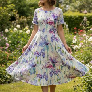 Viskóza RADIANCE Flower Tara digital print