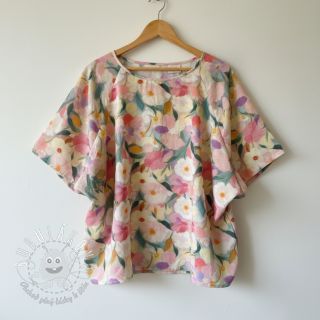 Viskóza RADIANCE Flower Dali digital print