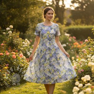 Viskóza RADIANCE Flower Ciri digital print