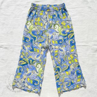 Viskóza RADIANCE Abstract paisley blue digital print