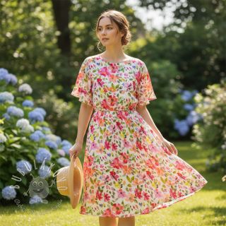 Viskóza RADIANCE Juana digital print