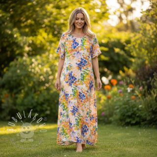 Viskóza RADIANCE Danaan yellow digital print