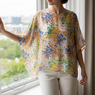 Viskóza RADIANCE Danaan yellow digital print