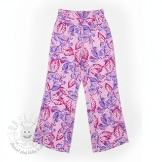 Viskóza RADIANCE Anabella leaves pink digital print