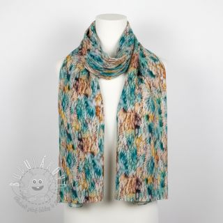 Viskóza RAYON POPLIN Stripes design F digital print