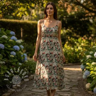 Viskóza RAYON POPLIN Diverse graphics design E digital print