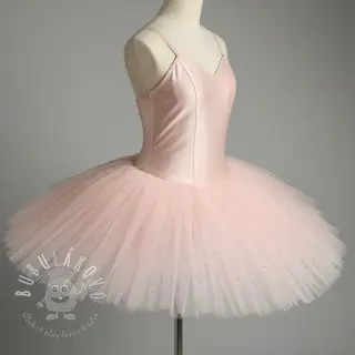 Tyl na TUTU ROYAL MULTI FOIL rose